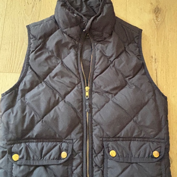J. Crew puffy vest XS navy - Picture 2 of 3